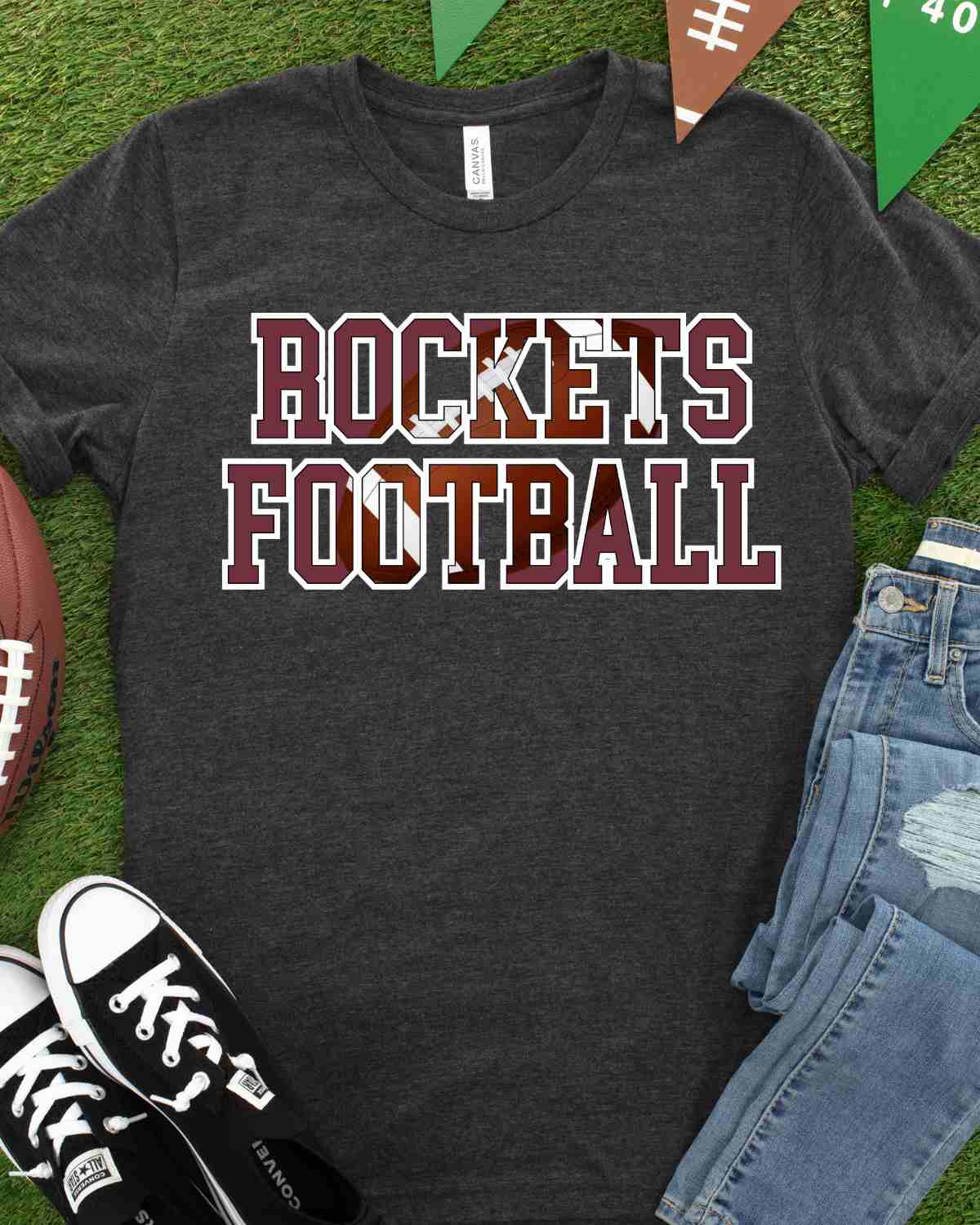 Rockets Football Words DTF Transfer