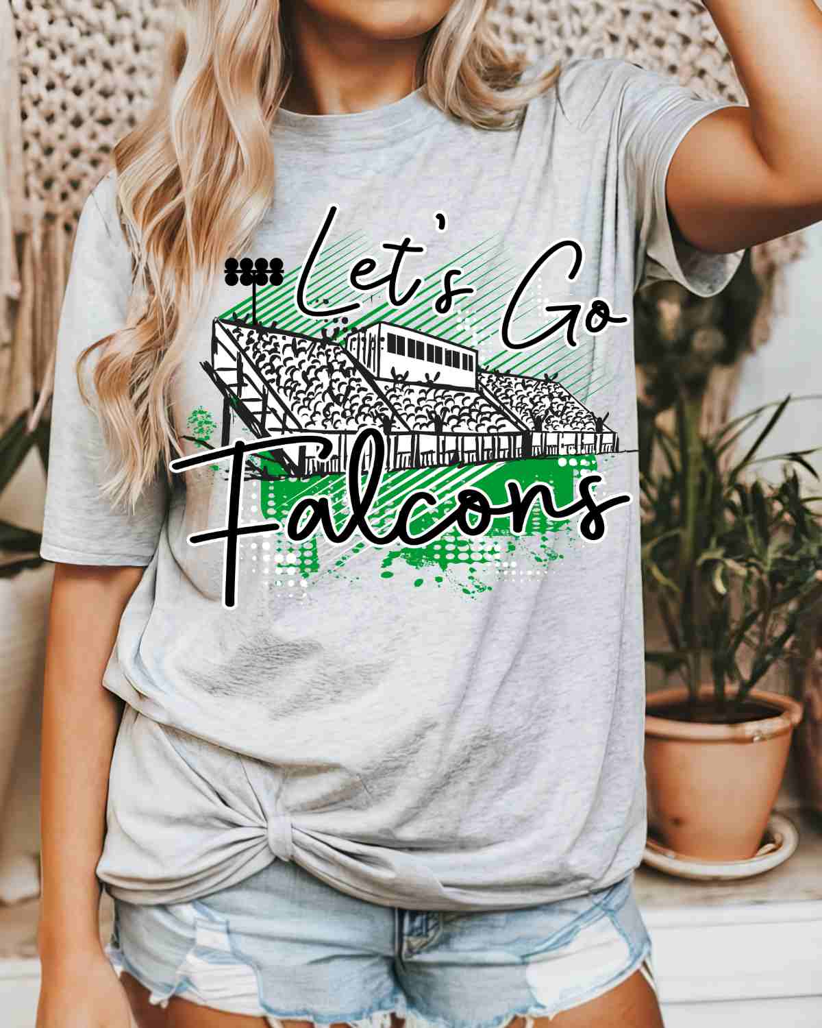 Let's Go Falcons Stadium DTF Transfer