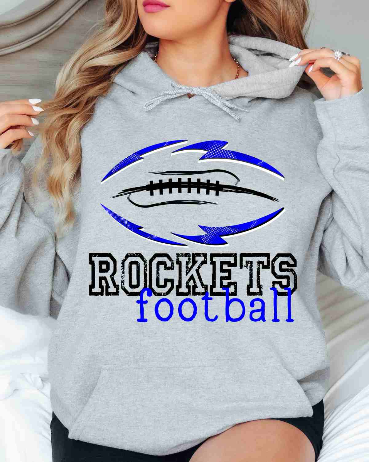 Rockets Football Tribal DTF Transfer