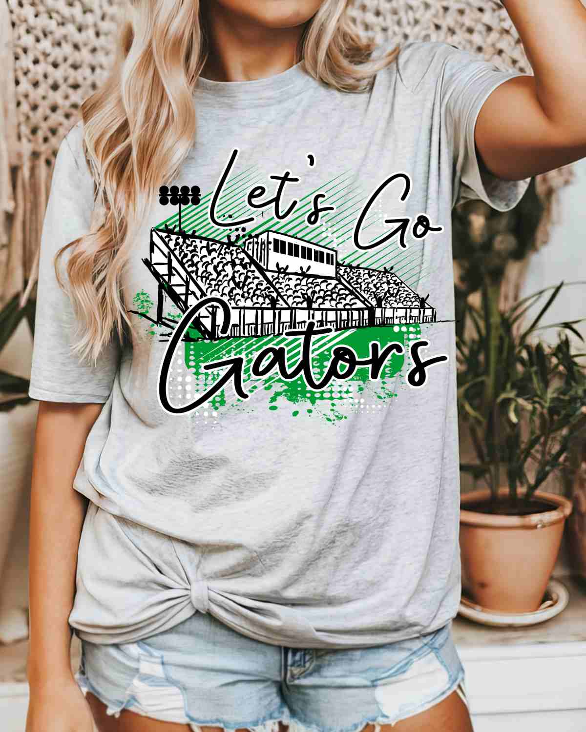 Let's Go Gators Stadium DTF Transfer