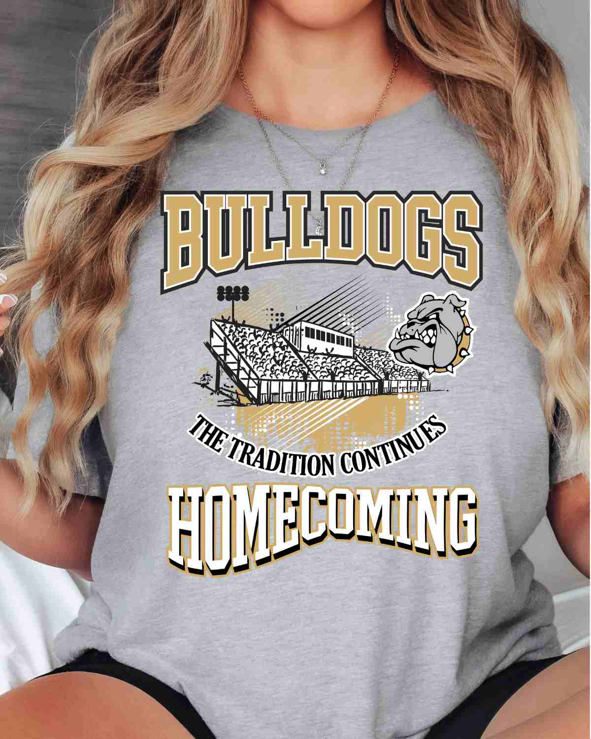 Bulldogs Homecoming Tradition DTF Transfer