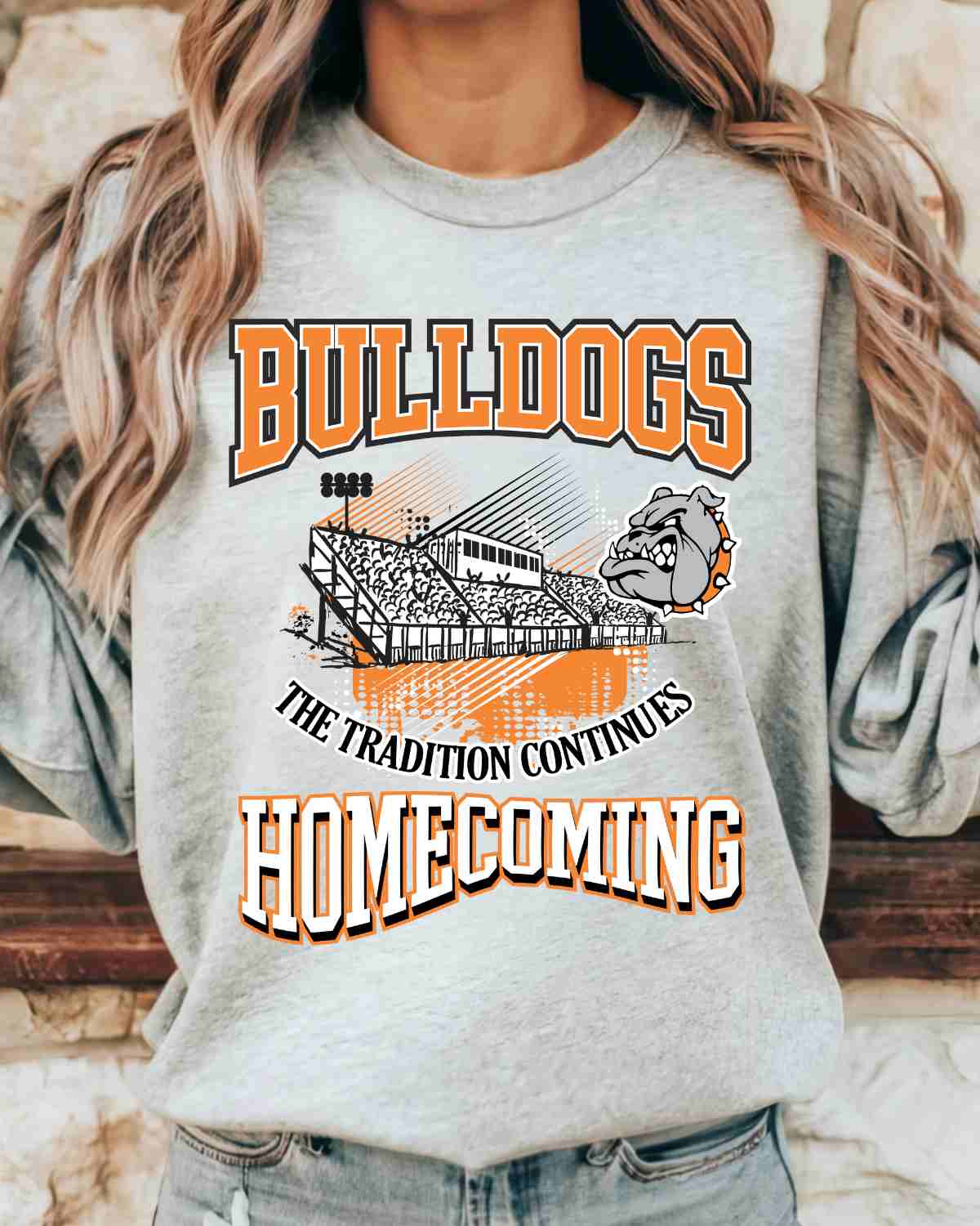 Bulldogs Homecoming Tradition DTF Transfer