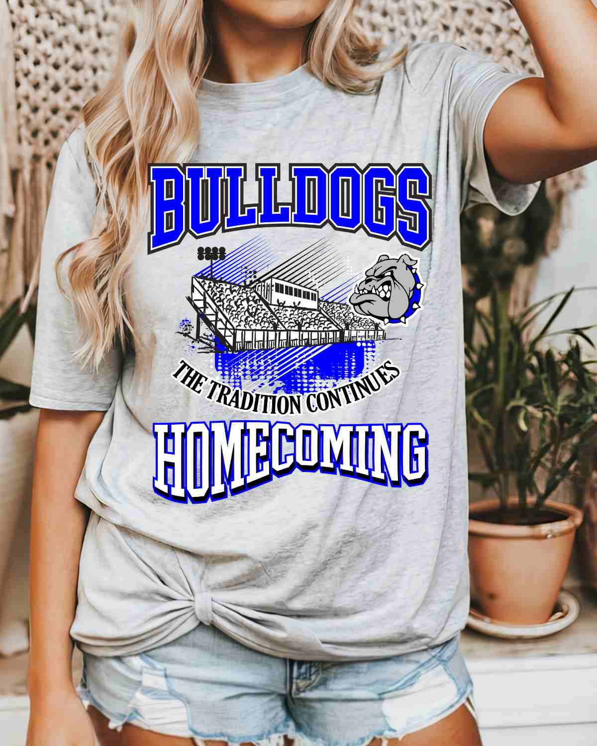 Bulldogs Homecoming Tradition DTF Transfer
