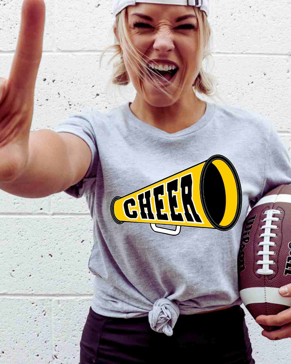 Cheer Megaphone DTF Transfer