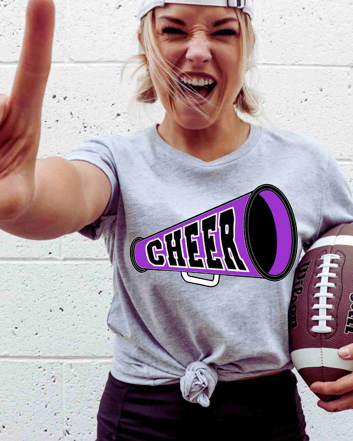 Cheer Megaphone DTF Transfer