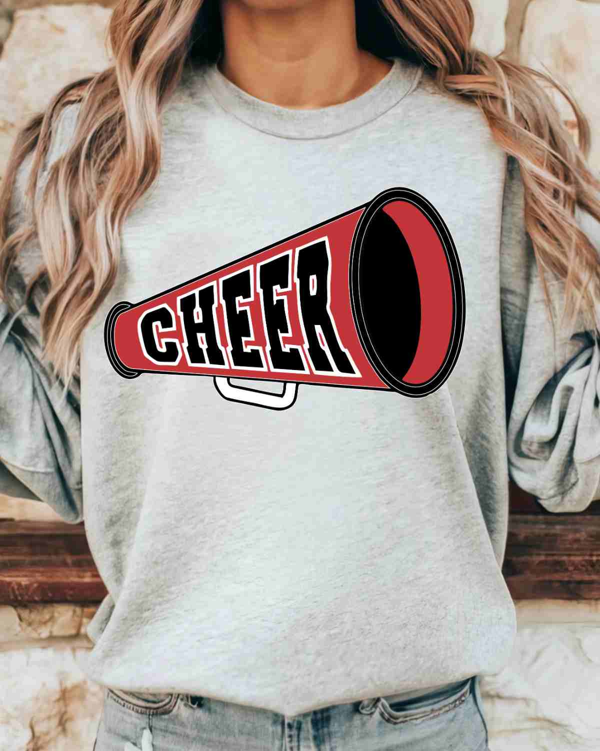 Cheer Megaphone DTF Transfer