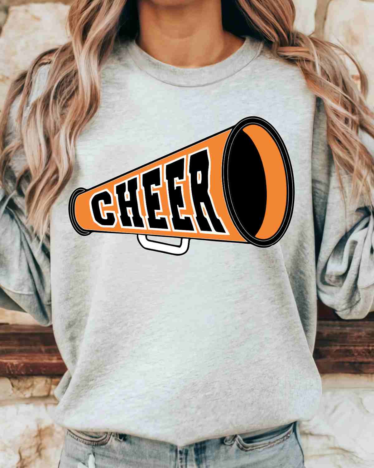 Cheer Megaphone DTF Transfer