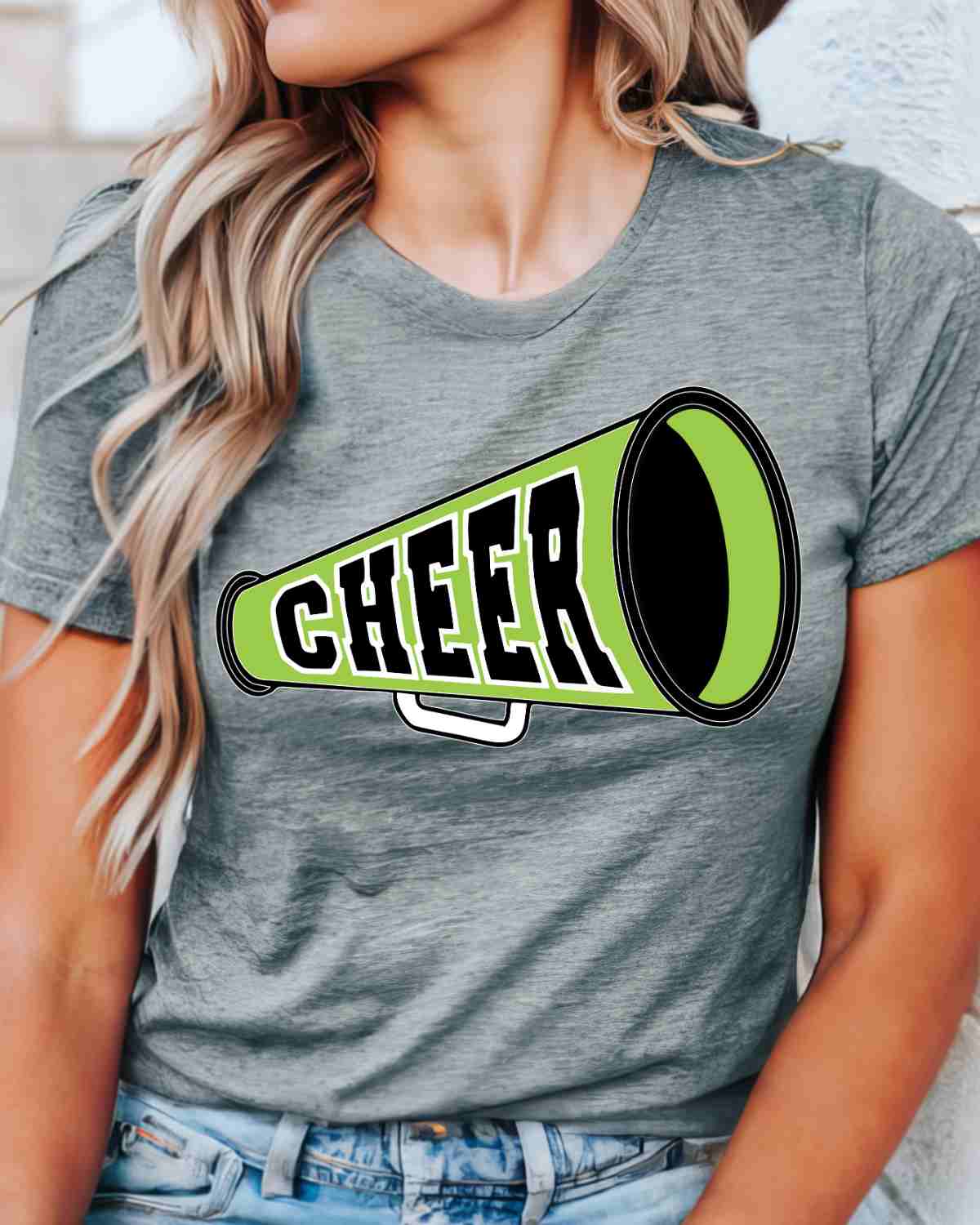 Cheer Megaphone DTF Transfer