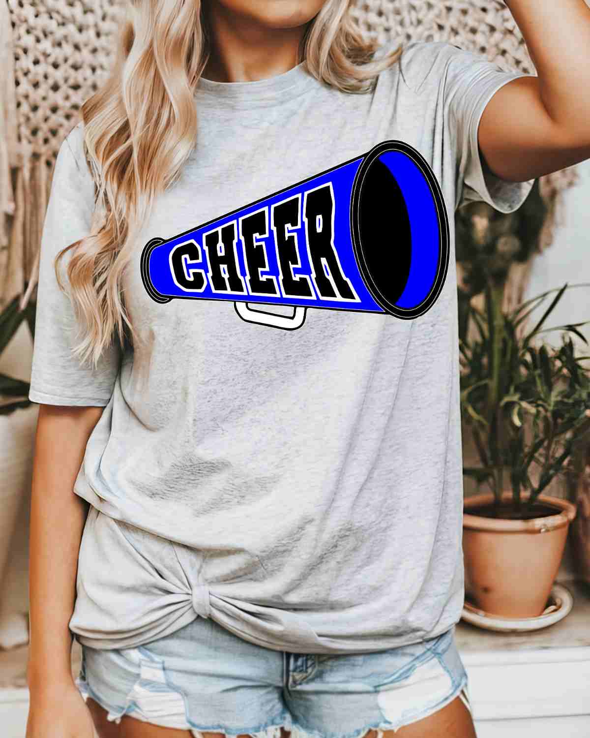Cheer Megaphone DTF Transfer
