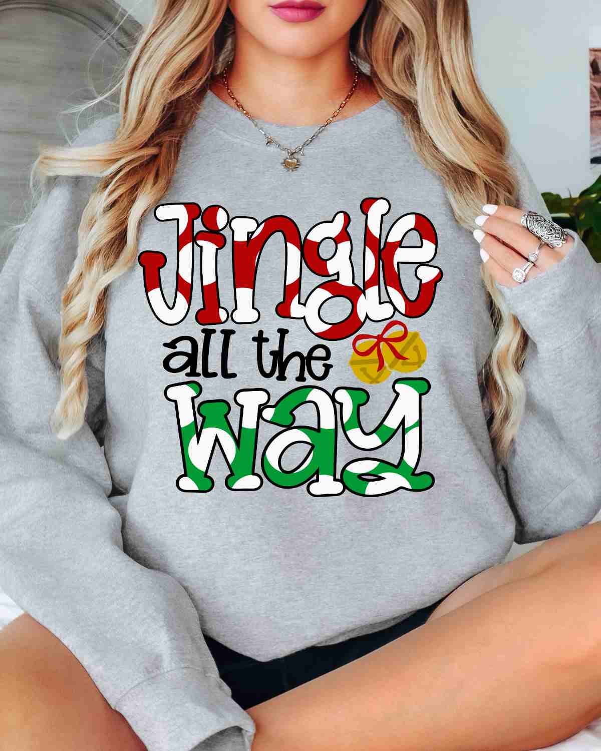 Jingle all the Way DTF Transfer