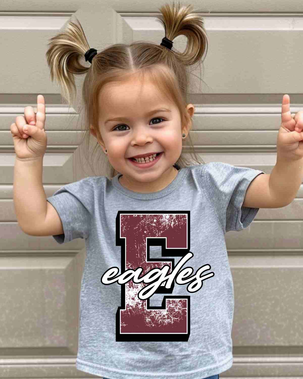 Eagles Distressed Letter DTF Transfer