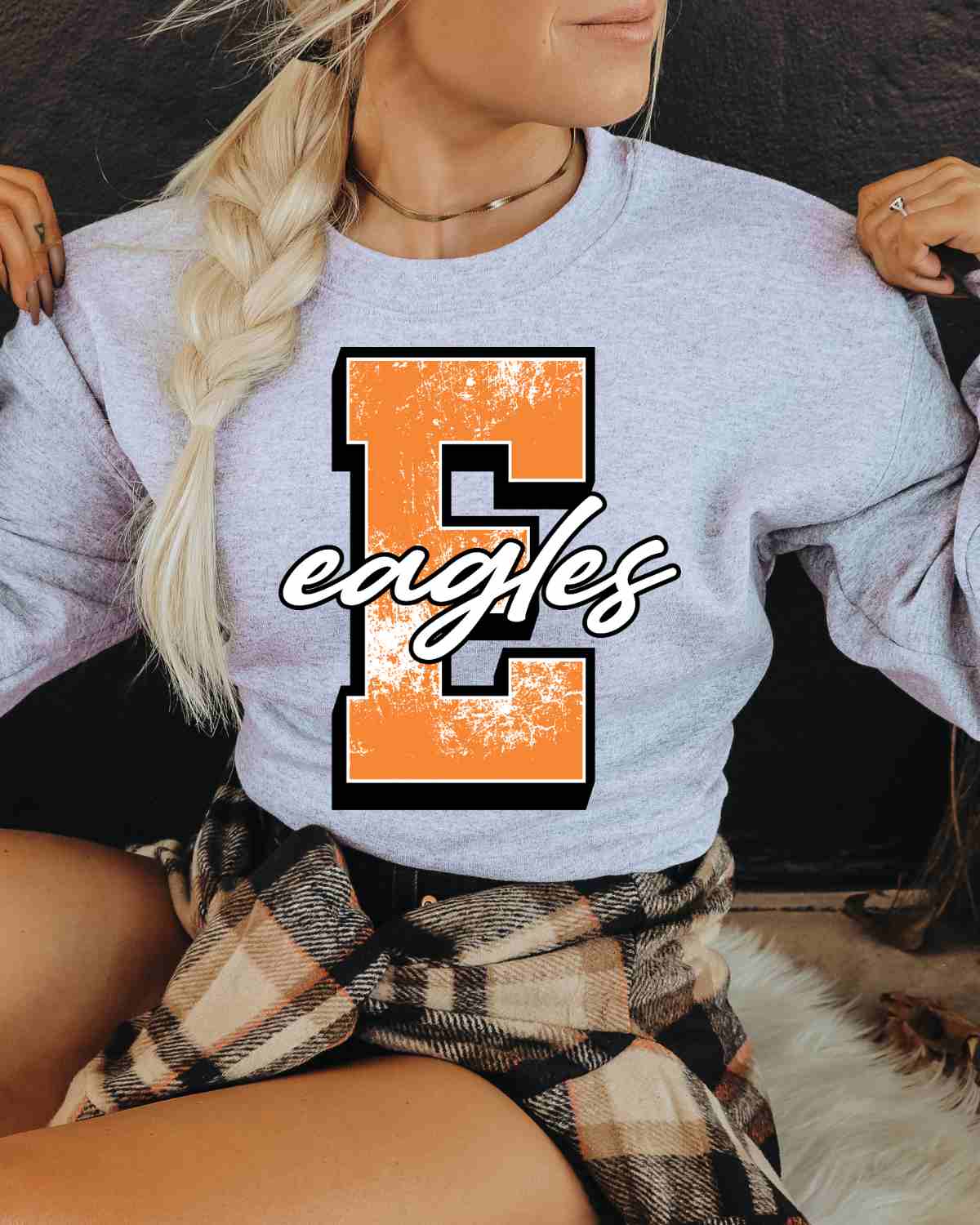 Eagles Distressed Letter DTF Transfer