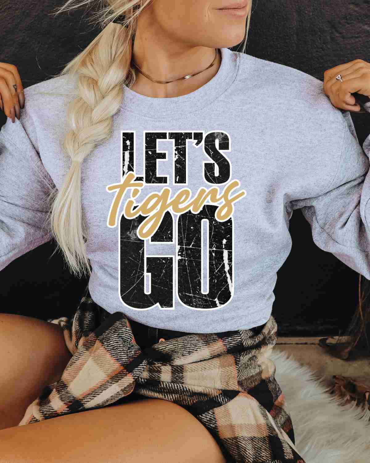 Let's Go Tigers DTF Transfer