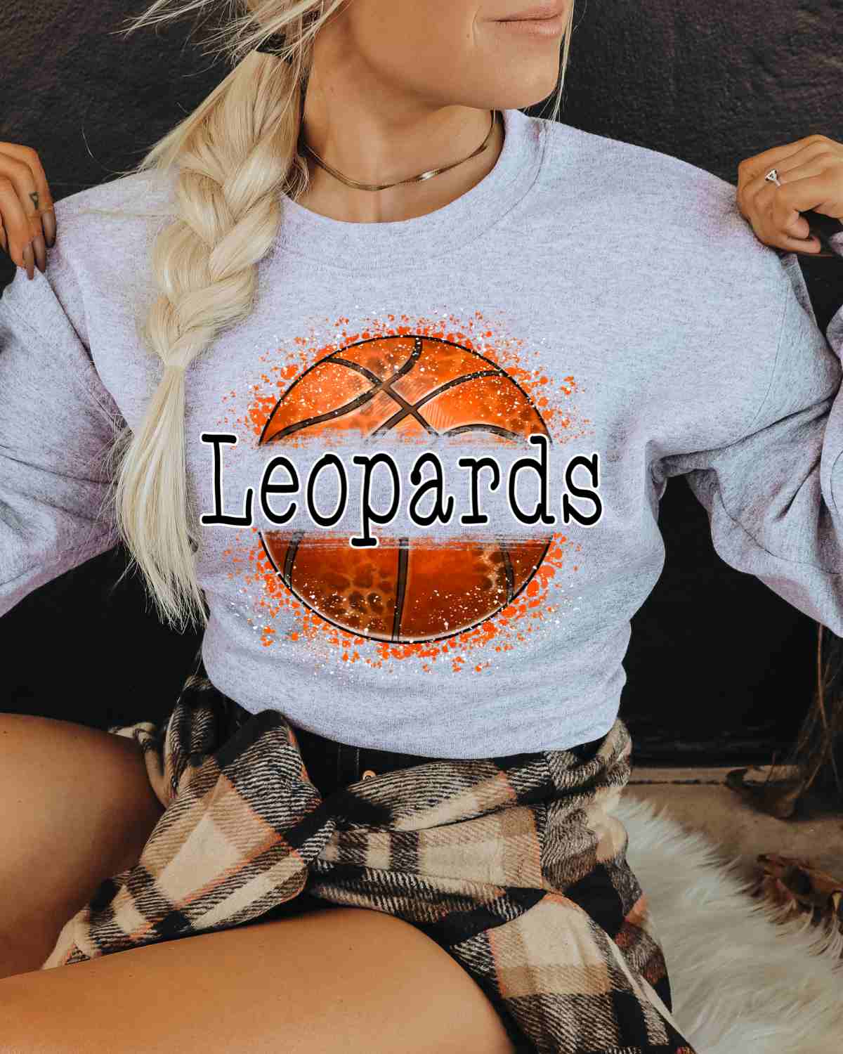 Leopards Basketball Leopard Splatter DTF Transfer