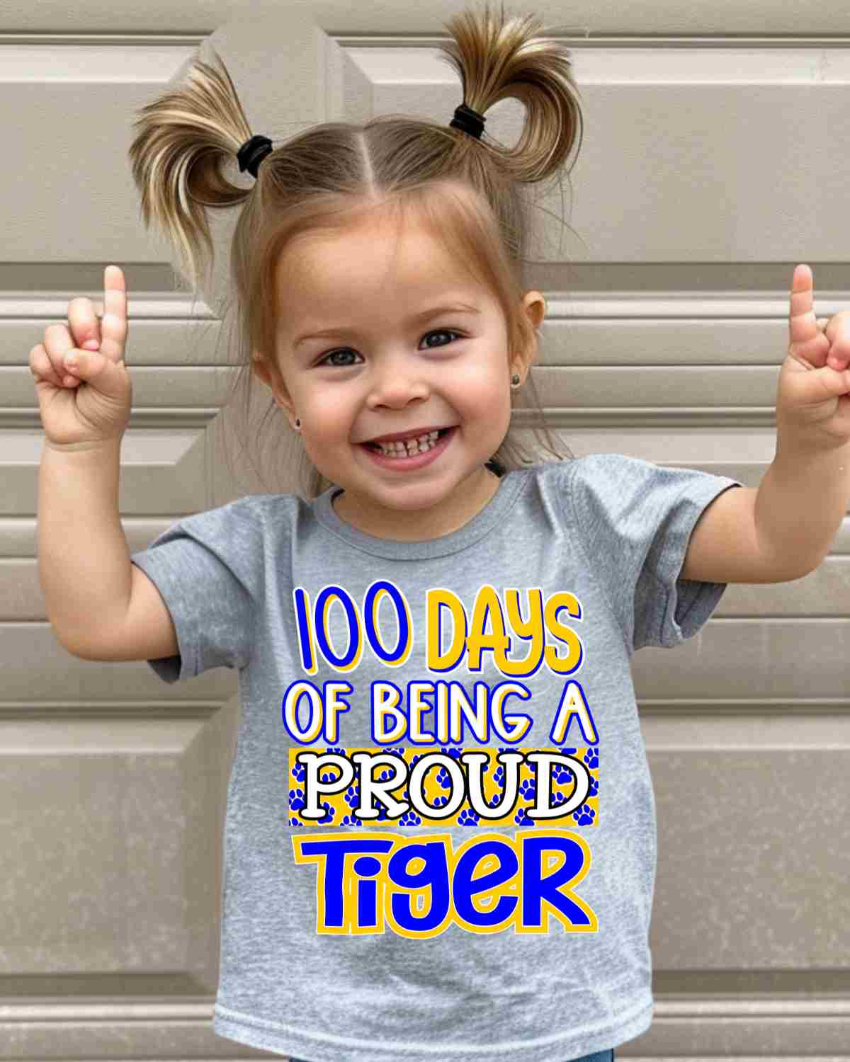 100 Days of Being a Proud Tiger DTF Transfer