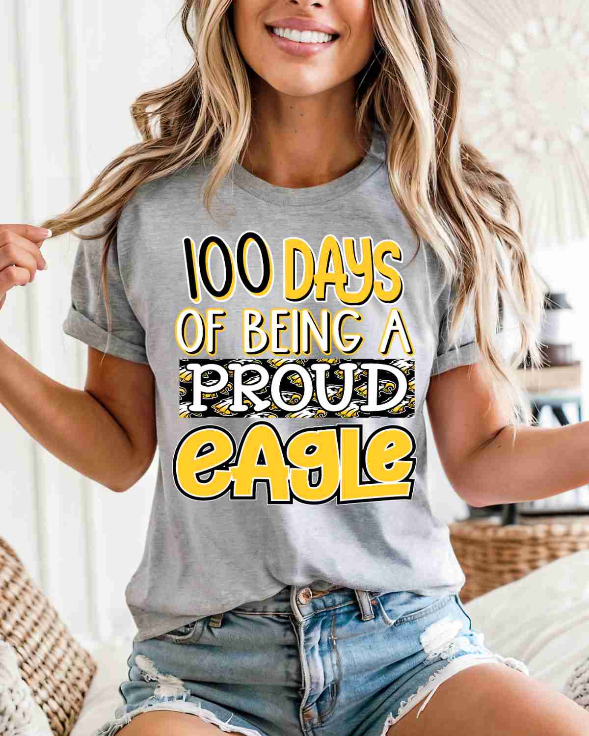 100 Days of Being a Eagle DTF Transfer