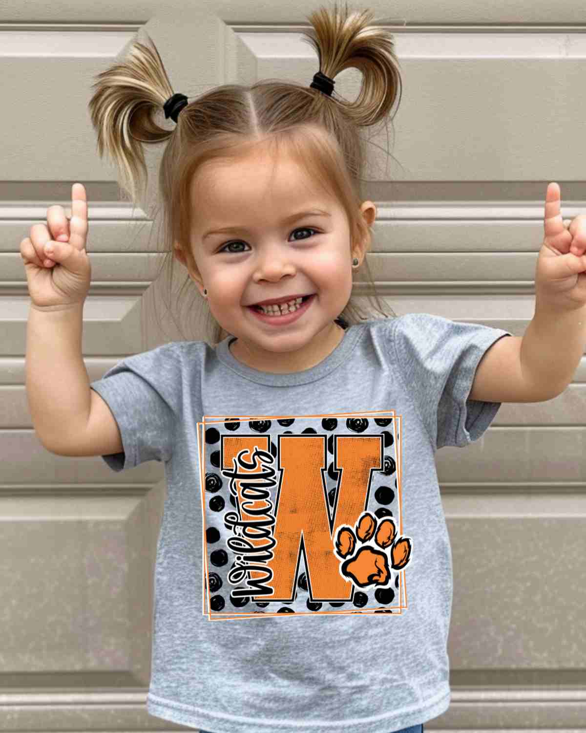 Wildcats Square Polka Dot DTF Transfer