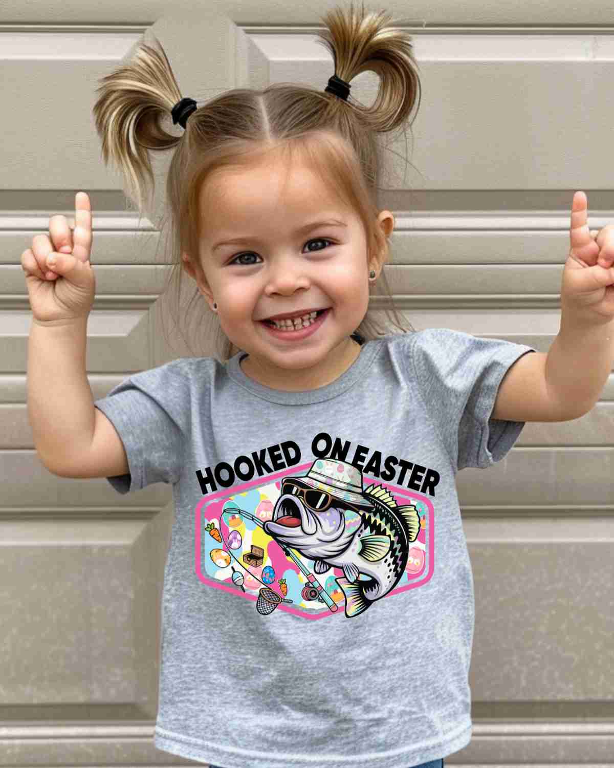 Hooked on Easter DTF Transfer - Rustic Grace Heat Transfer Company