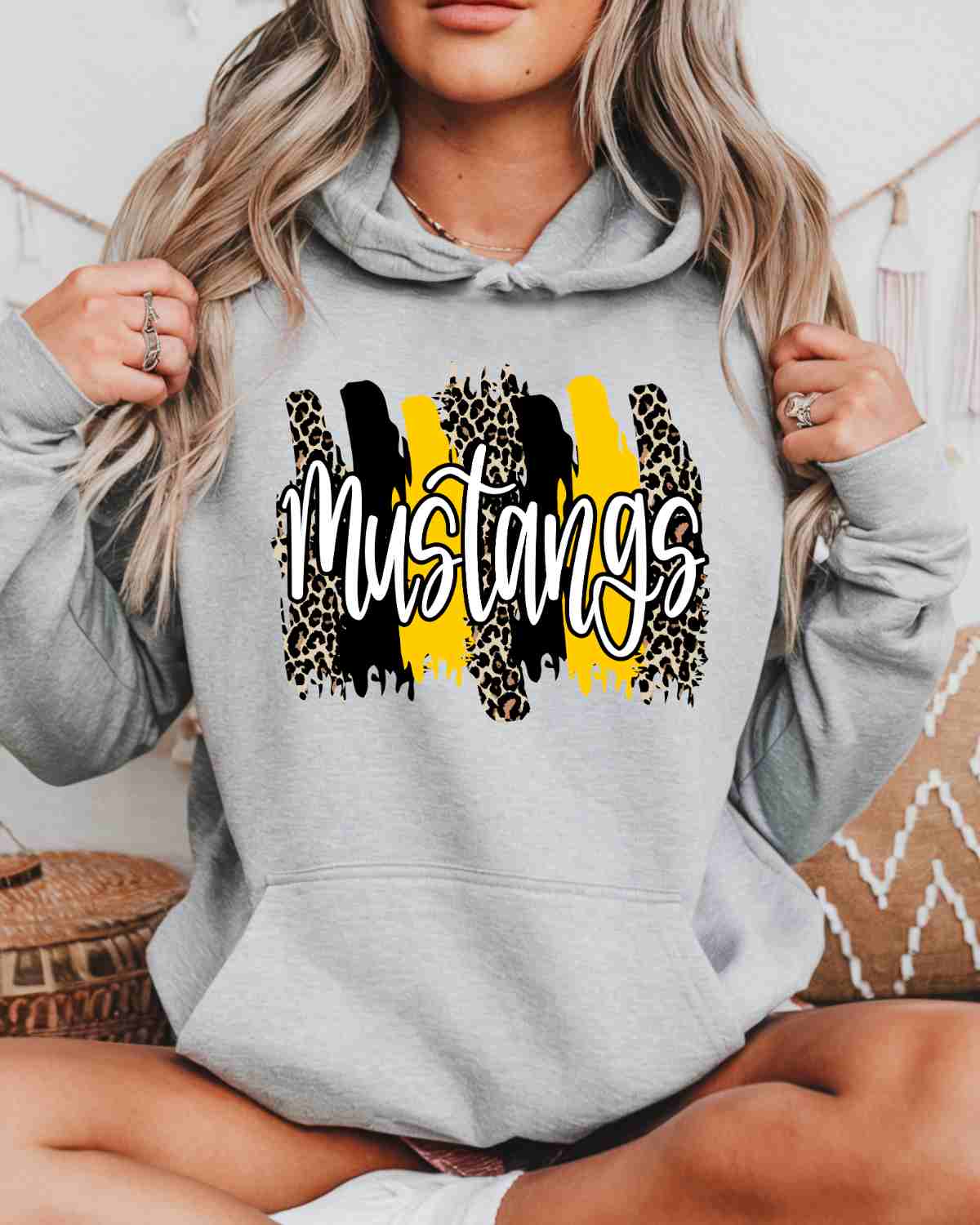 Mustangs Swash DTF Transfer - Rustic Grace Heat Transfer Company