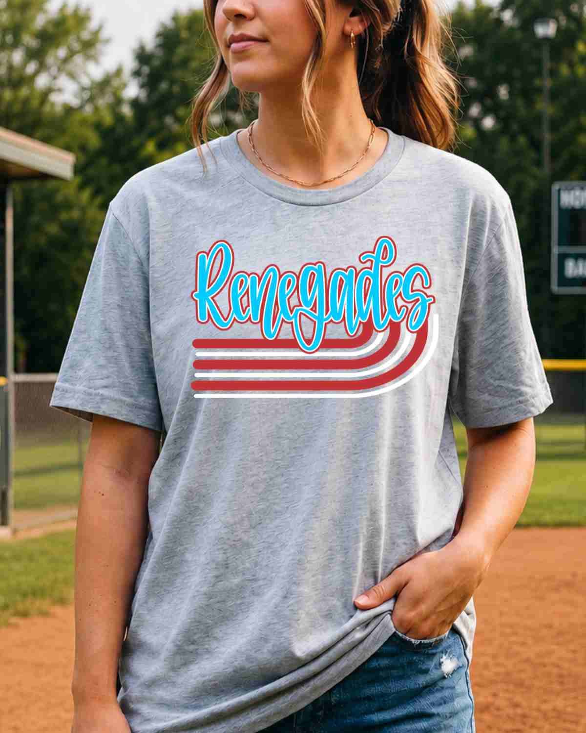Renegades Retro Stripes DTF Transfer