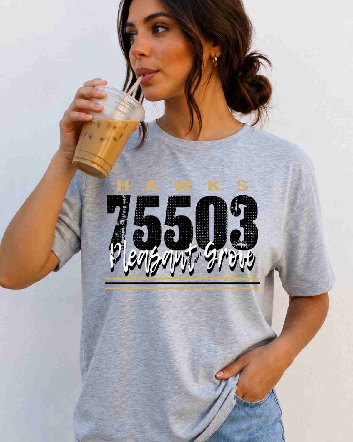 Pleasant Grove Hawks 75503 DTF Transfer