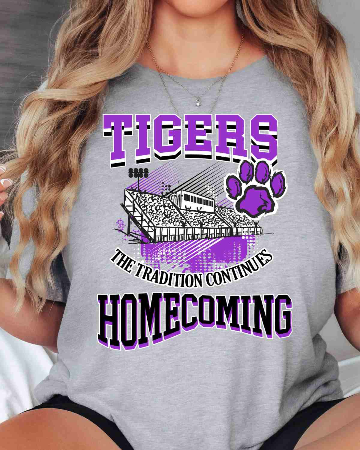 Tigers Homecoming The Tradition Continues DTF Transfer