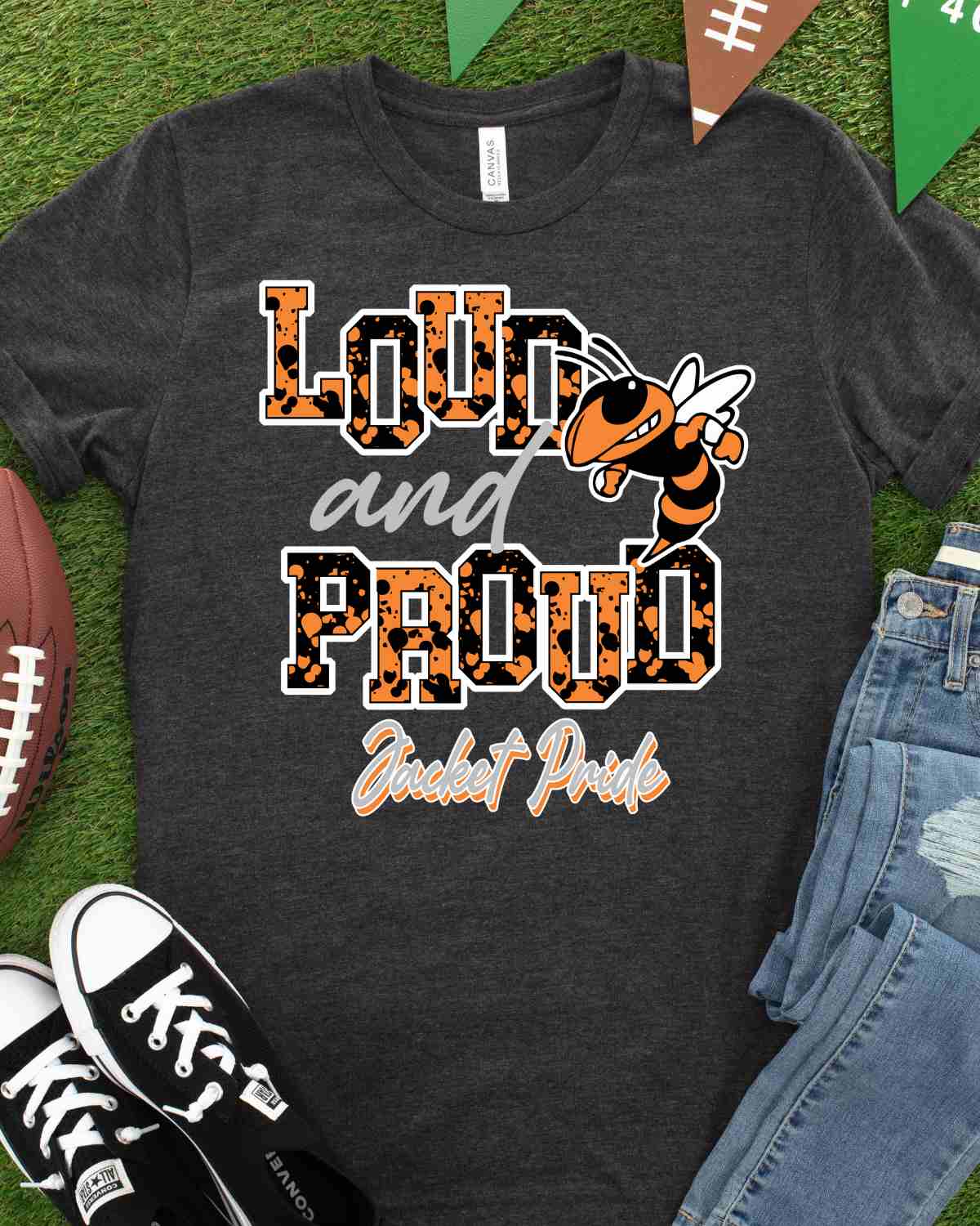 Loud & Proud Jacket Pride DTF Transfer