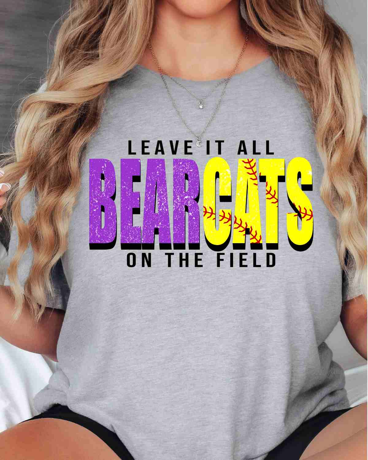 Bearcats Softball Leave it on the Field DTF Transfer