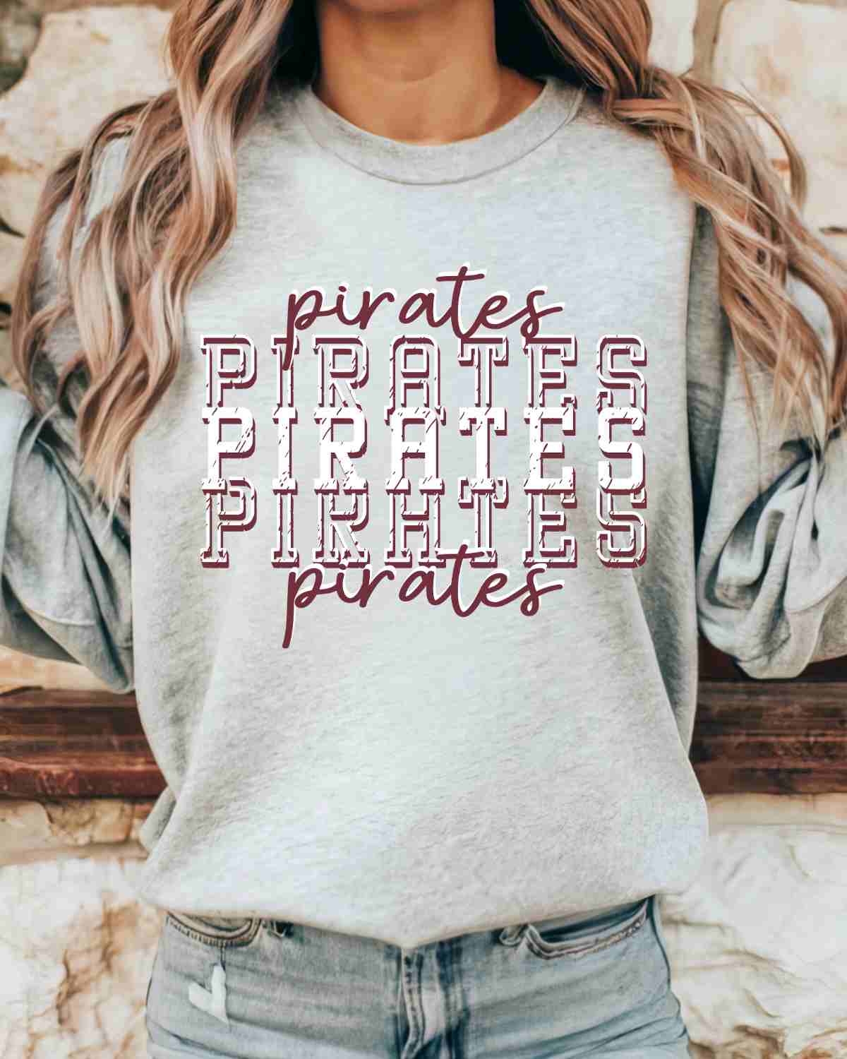 Pirates Repeating DTF Transfer