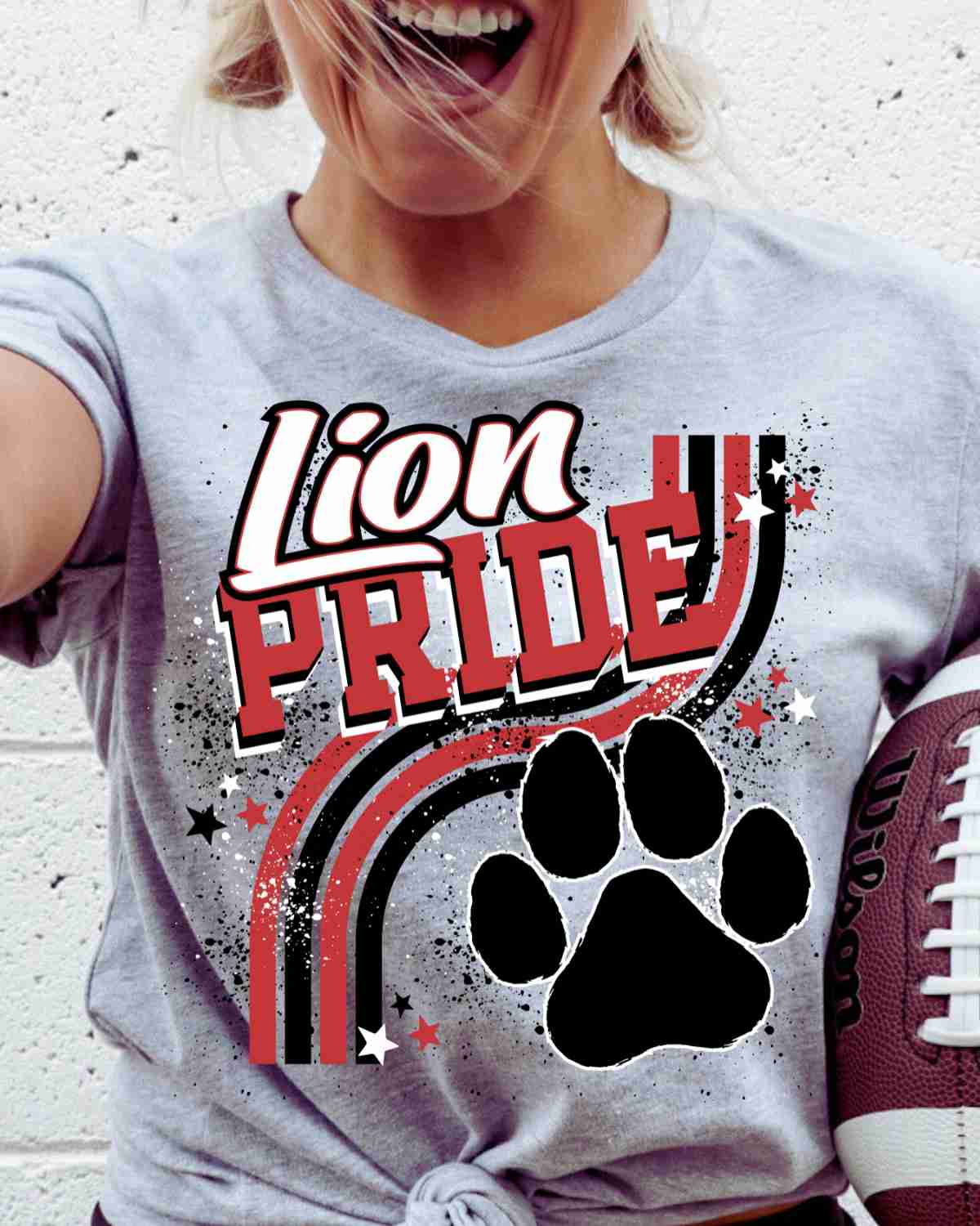 Lion Pride Wavy Stripes Tshirt
