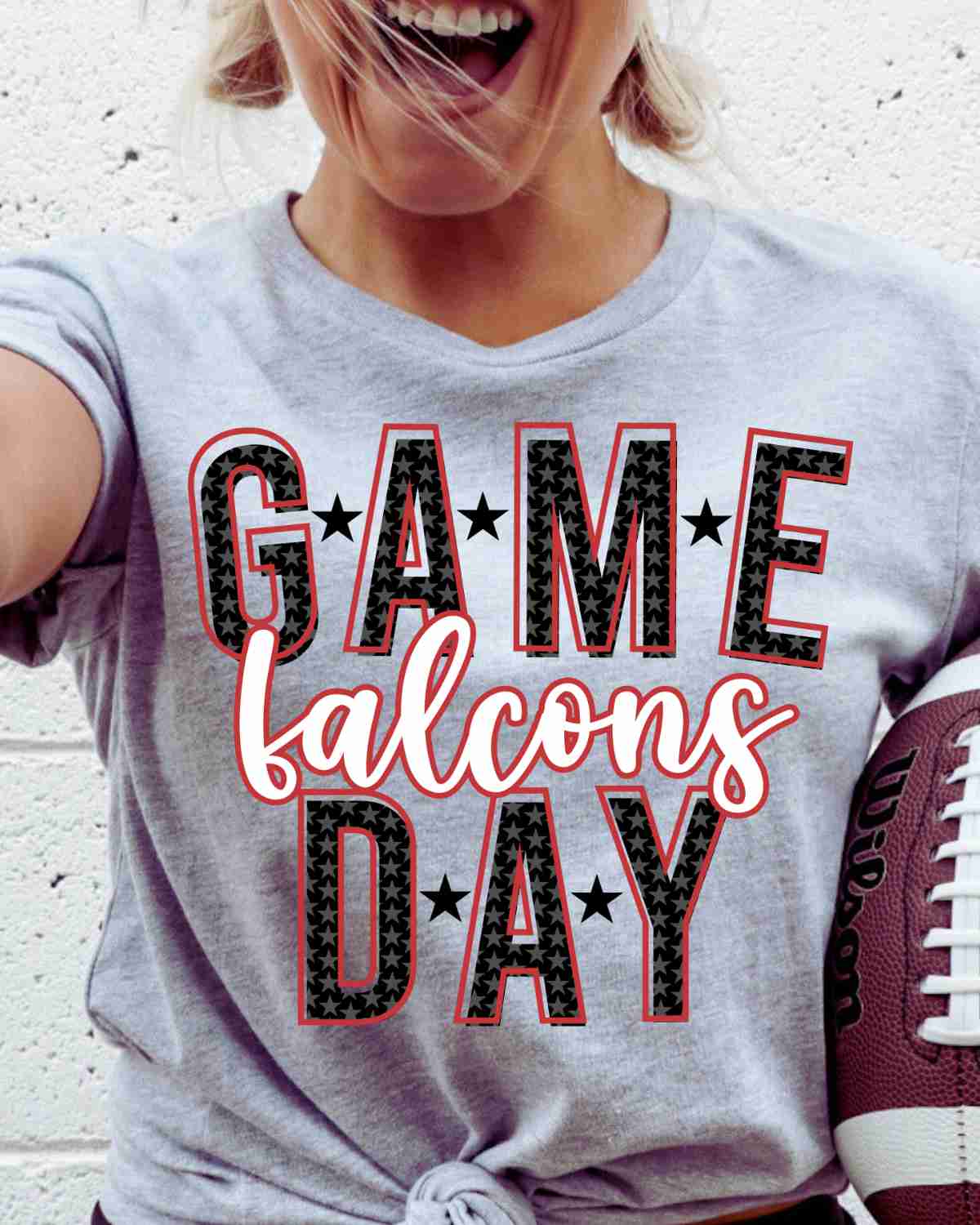 Game Day Stars Falcons DTF Transfer
