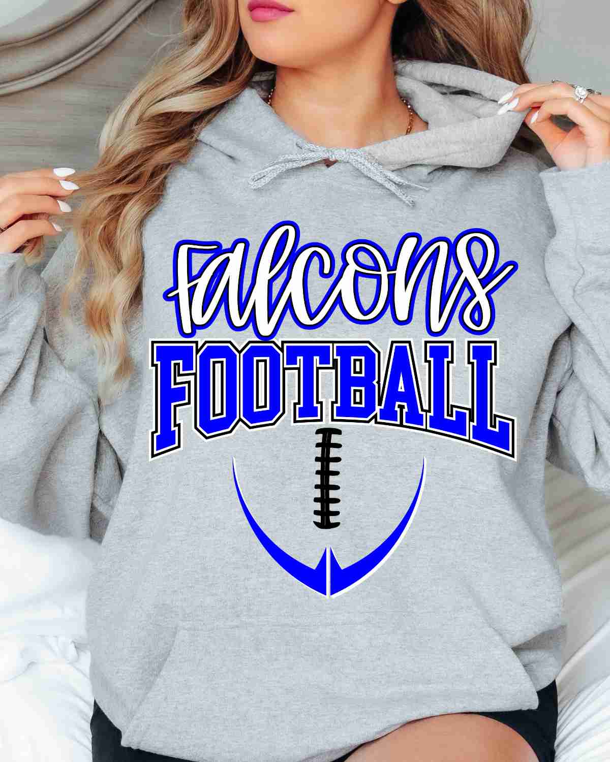 Falcons Half Football DTF Transfer