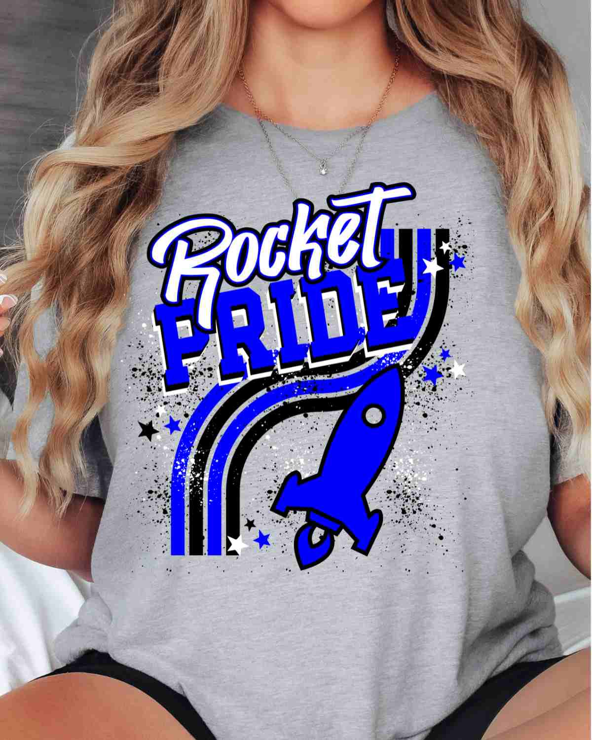 Rocket Pride Wavy Stripes DTF Transfer