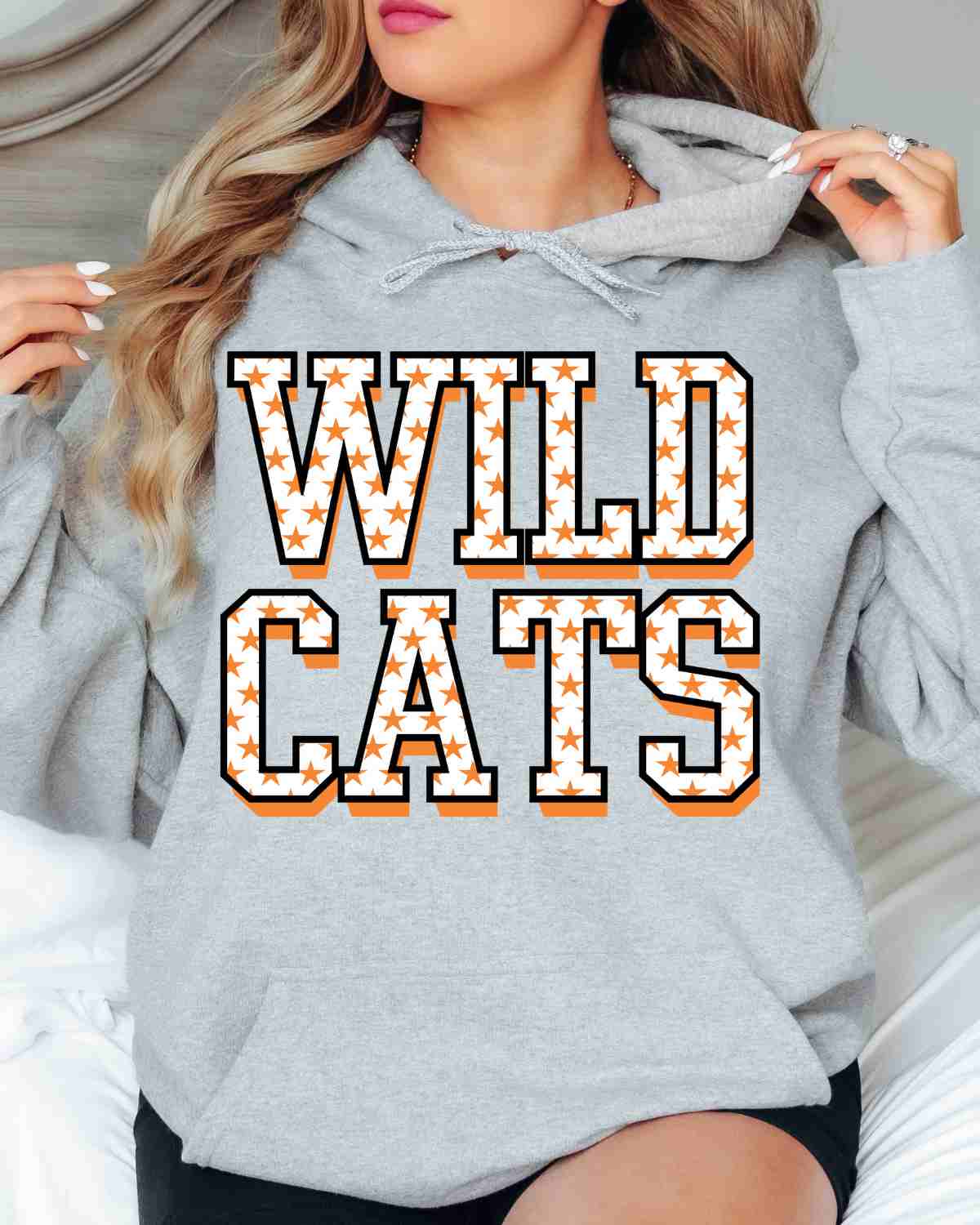 Wildcats Star Pattern DTF Transfer