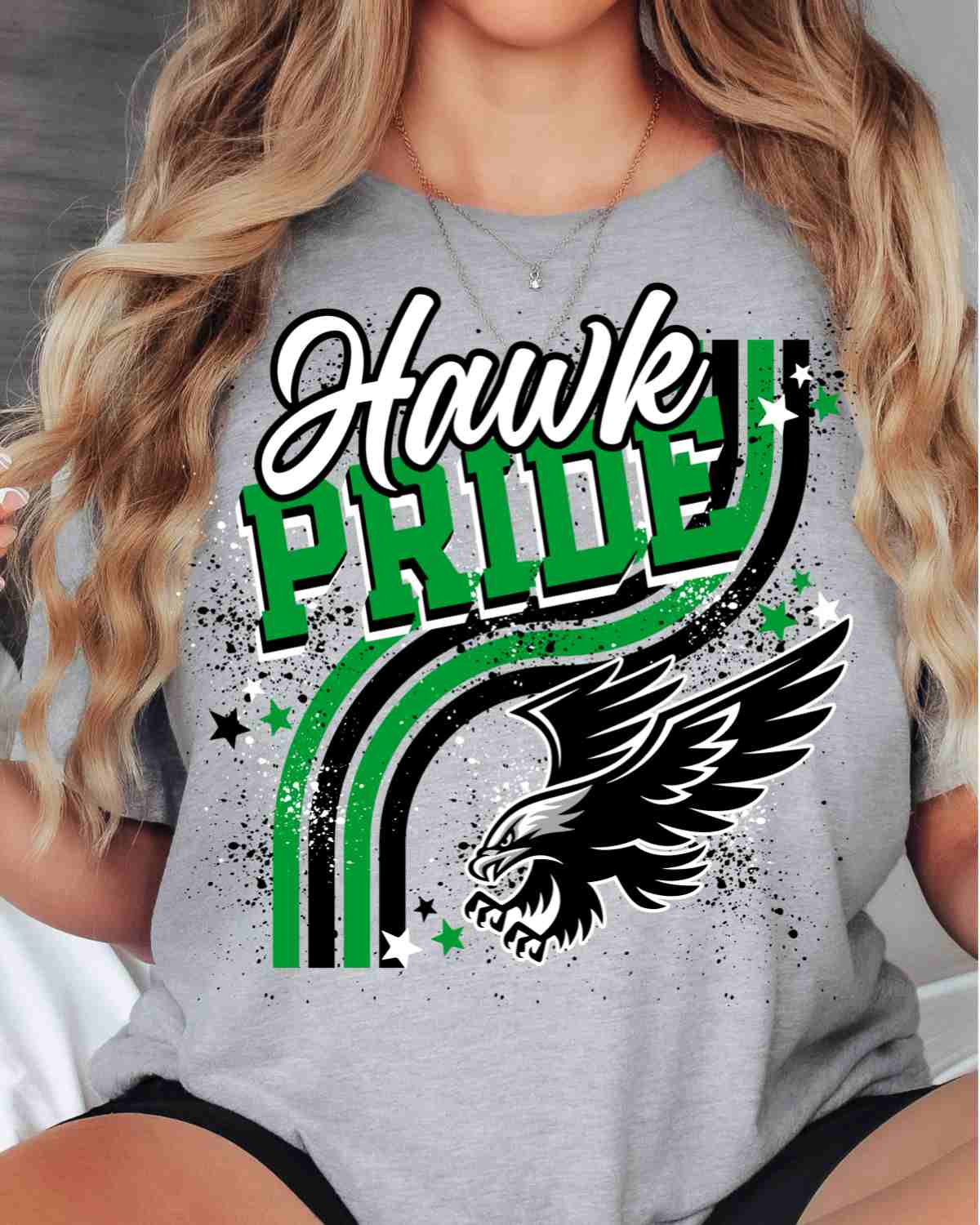 Hawk Pride Wavy Stripes DTF Transfer