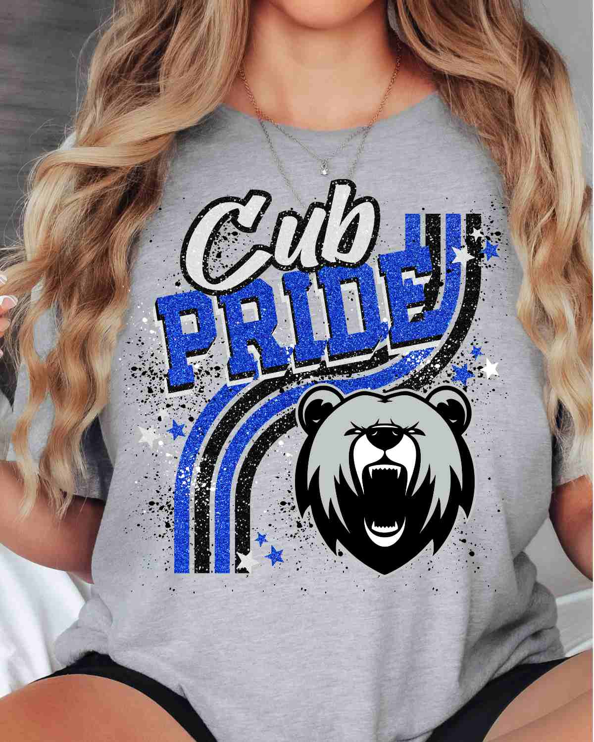 Cub Pride Wavy Stripes DTF Transfer