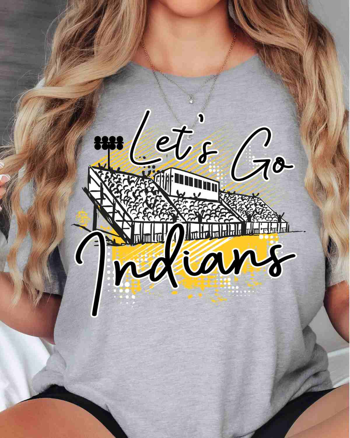 Let's Go Indians Stadium DTF Transfer