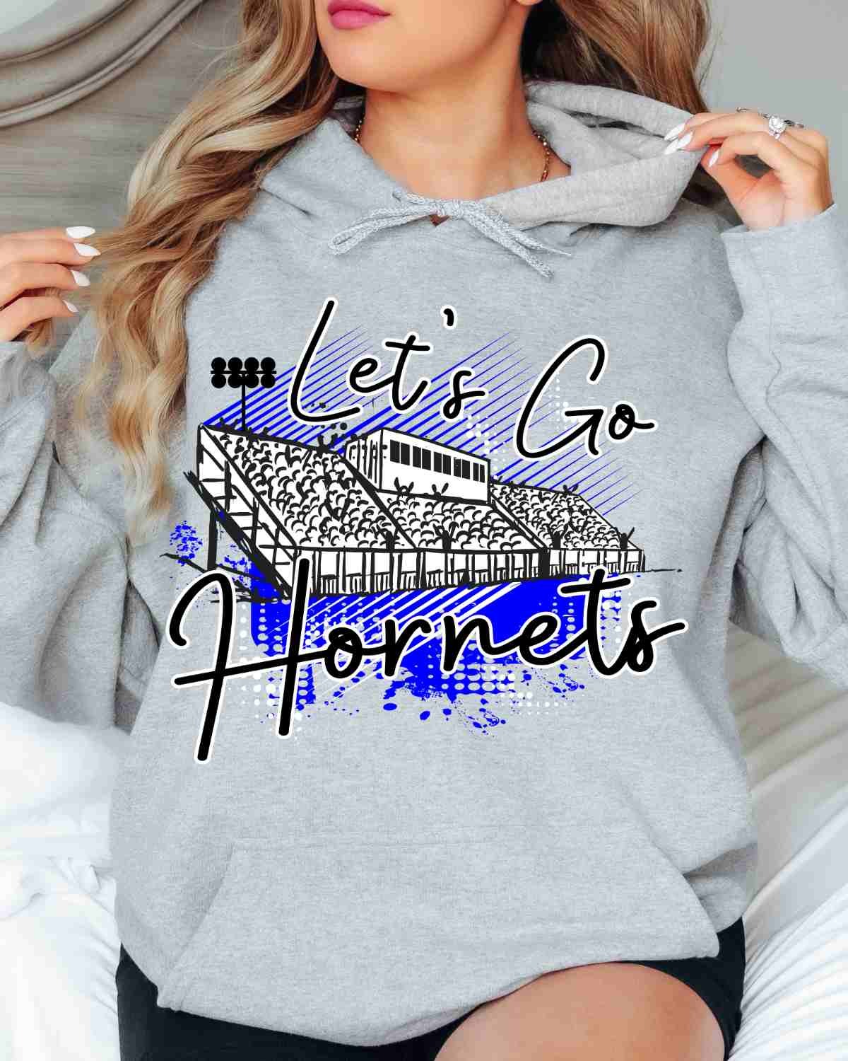 Let's Go Hornets Stadium DTF Transfer