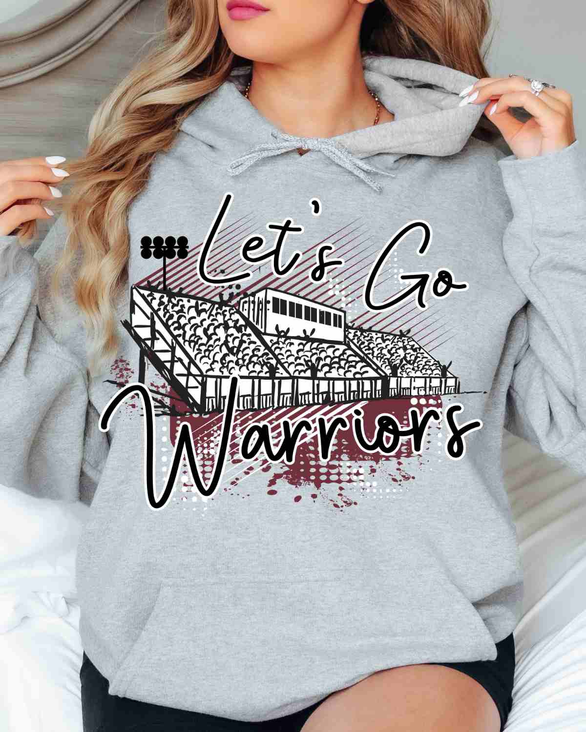 Let's Go Warriors Stadium DTF Transfer