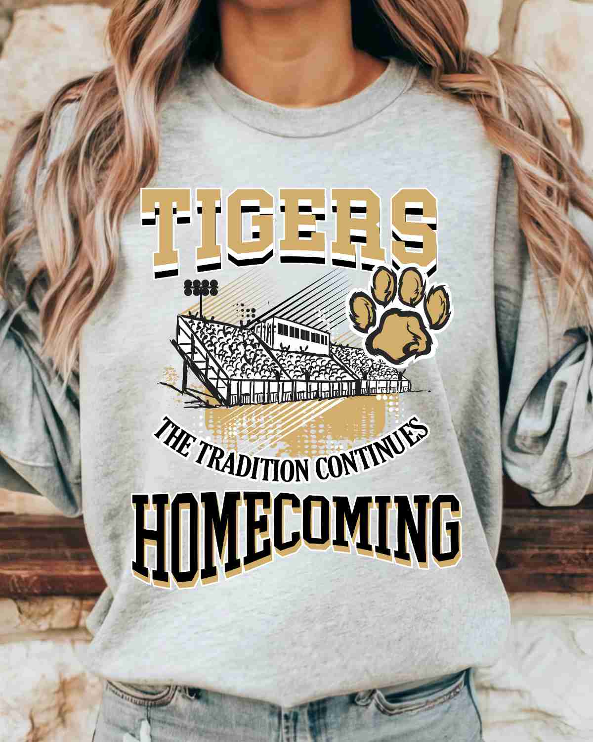 Tigers Homecoming The Tradition Continues DTF Transfer