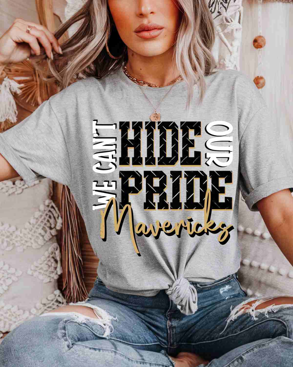 We Can't Hide Our Pride Mavericks DTF Transfer