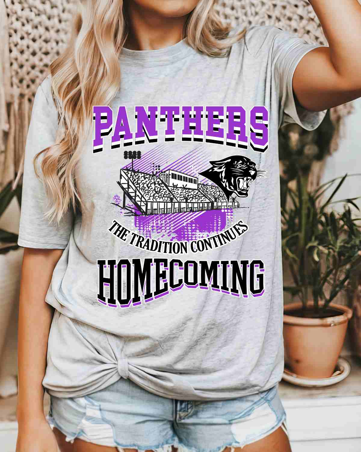Panthers Homecoming The Tradition Continues DTF Transfer