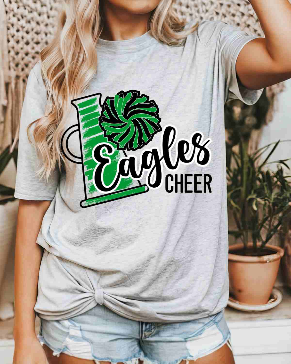 Eagles Cheer Megaphone DTF Transfer