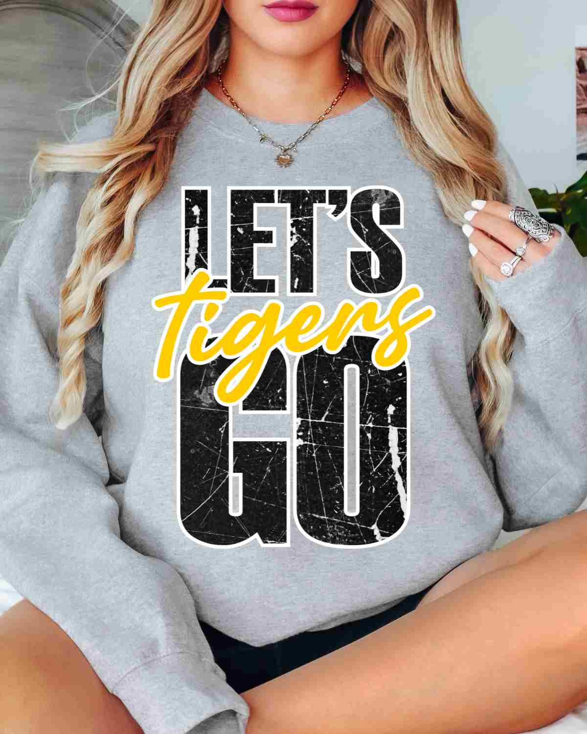 Let's Go Tigers DTF Transfer