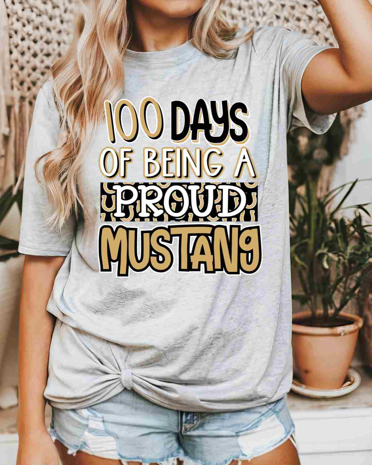 100 Days of Being a Proud Mustang DTF Transfer