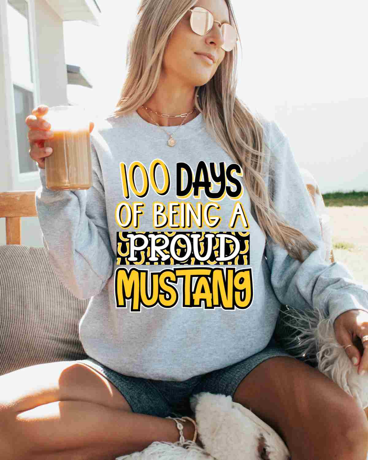 100 Days of Being a Proud Mustang DTF Transfer