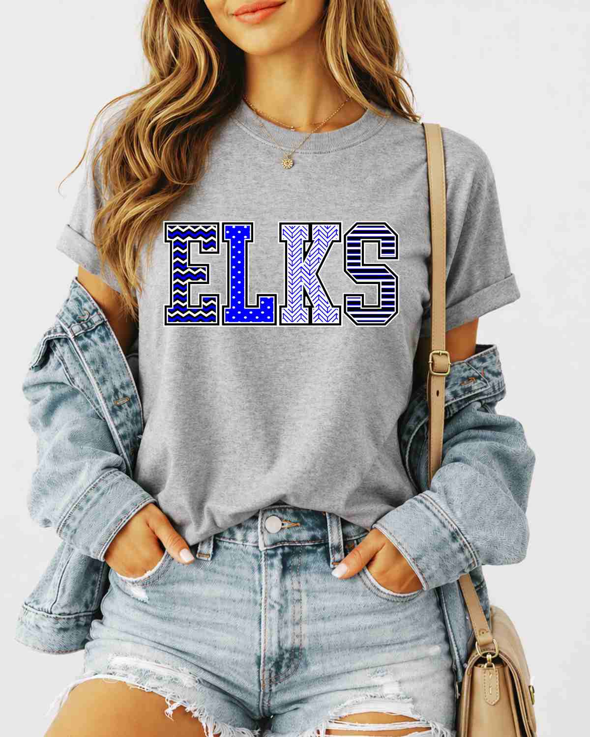 Elks Mascot Word DTF Transfer - Rustic Grace Heat Transfer Company