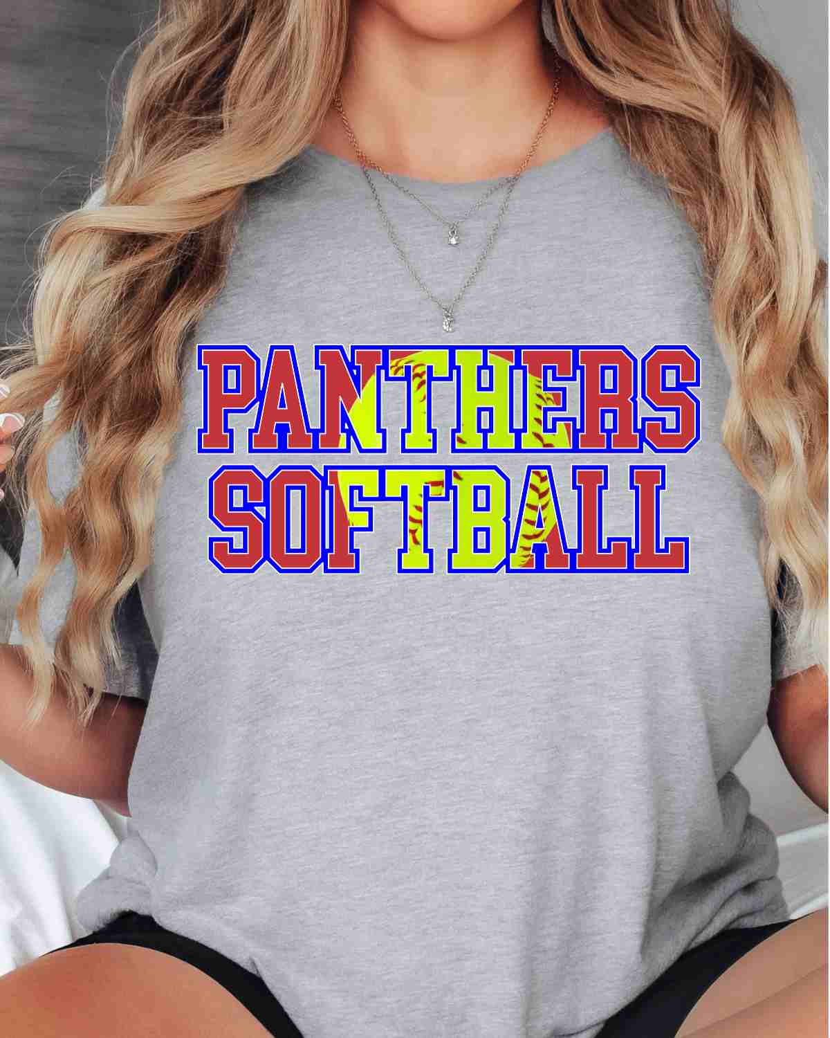 Panthers Softball Words DTF Transfer