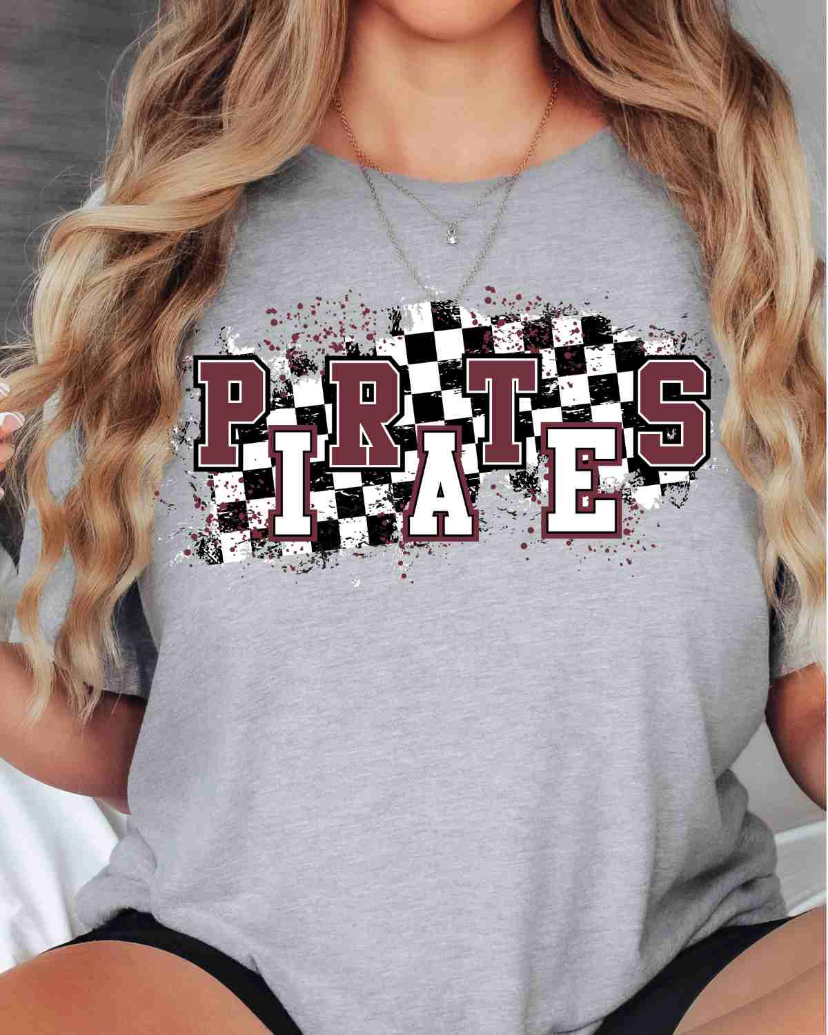 Pirates Checkered Swash DTF Transfer