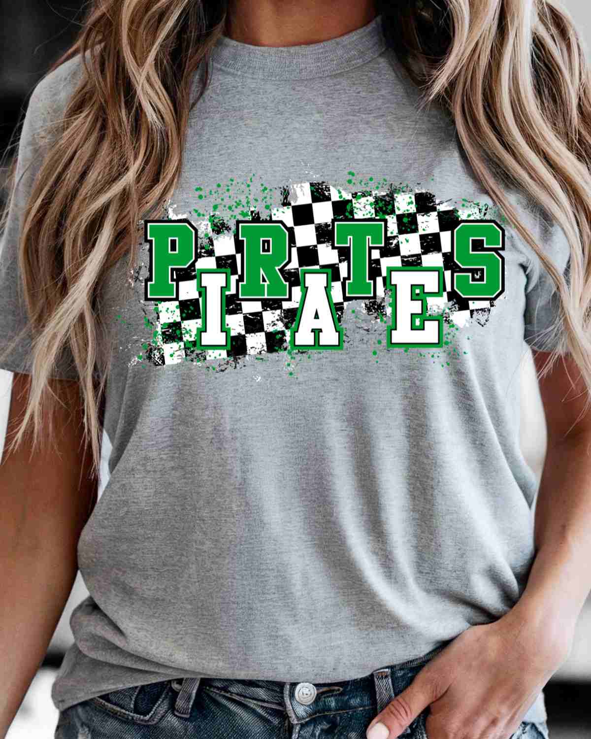 Pirates Checkered Swash DTF Transfer